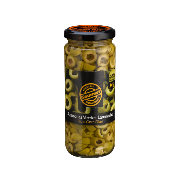 Azeitonas Verdes Gourmet Laminadas (345g)
