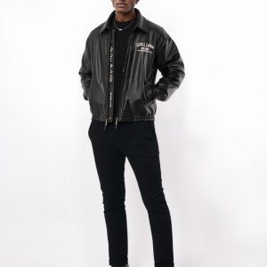 Calça caqui slim fit preta (T: 32)